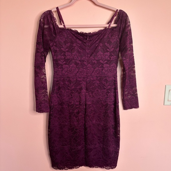 GUESS Cold Shoulder Lace Dress - Picture 3 of 3
